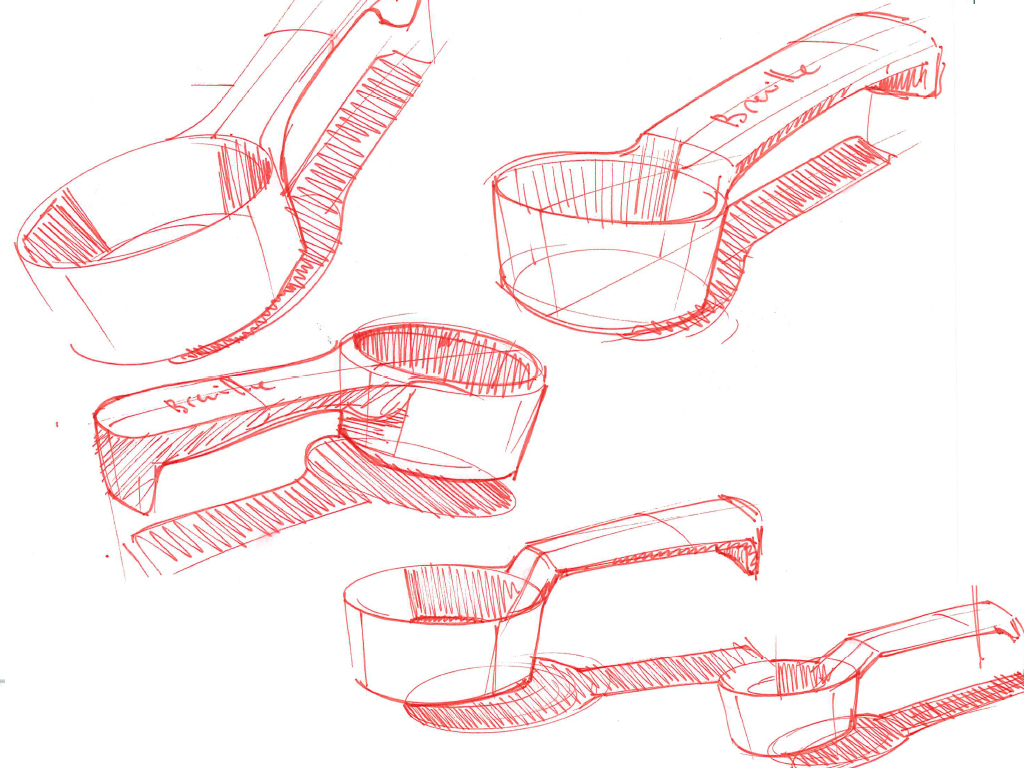 Waffle scoop sketch